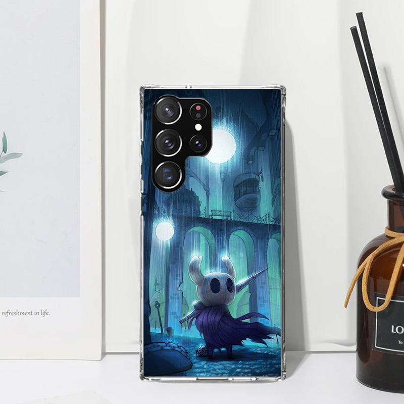 Hollow Knight Cartoon Phone Case For Samsung Galaxy S25 S24 S23 S22 Ultra S21 FE S20 Plus S10 + S10E Art Fundas Back Cover S24 S