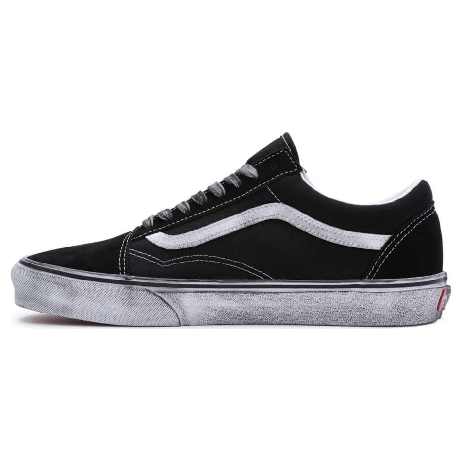 Vans Old Skool Series Durable Non-Slip Low-Top Skate Shoes Unisex Sneakers Black VN0007NTMCG