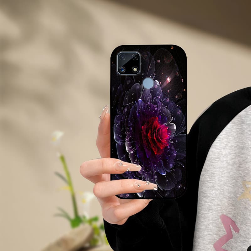 Silicone Phone Case For Realme C25s C25 Cover Painted Soft  For Realme C25 C25S C21 C21Y C25Y Phone Case RealmeC25s C 25 s Funda