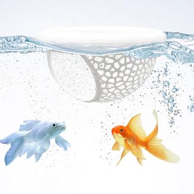 Schwimmende Betta-Hängematte Fischversteck Garnelenhöhle Aquarium Hängematte Futterspender und Ruheplatz