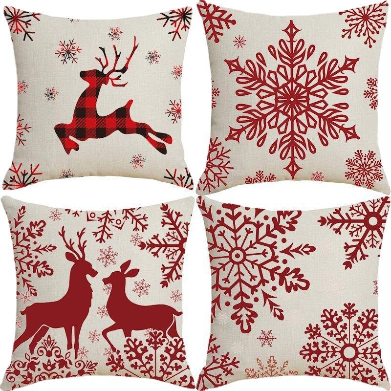 Pillow Cushion Christmas Pillow Cover Nordic Festival Sofa Cushion Pillow