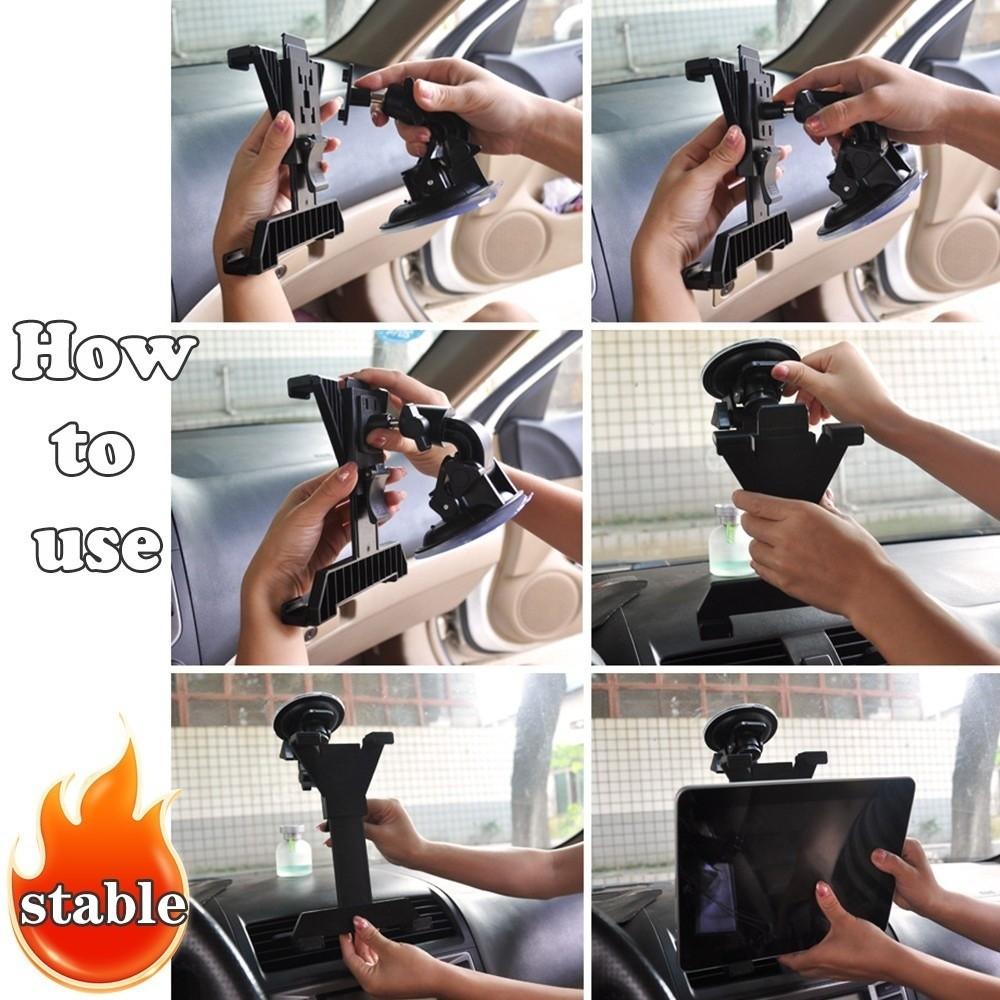 360° Rotating Auto Navigation Bracket Flexible Windshield Phone Mount  Car Dashboard