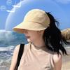 Schnelltrocknender Hut, Sommer, leere Kappe, Damen-Upgrade, kann Maske aufhängen, Outdoor-Visier, dünner, schnelltrocknender Sonnenschutzhut