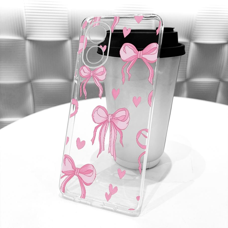 For OPPO A18 A38 4G Case CPH2579 CPH2591 Shockproof Cover Popular Flower Bowknot Soft Silicone Fundas For OPPOA18 OPPOA38 Bumper