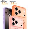 Full-coverage Clear Magnetic Phone Case for iPhone 17 15 16 Pro Max for MagSafe with 360° Rotating Stand Lens Protector Cover