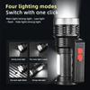 Portable LED COB USB Rechargeable Flashlight with Torch Waterproof Fishing Hunting Camping Work Flashlight Long-range Lighting