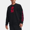 Under Armour Curry Lunar Elmo Crew Letter Print Round Neck Sweatshirt Men Sweatshirt Black 1369621-001