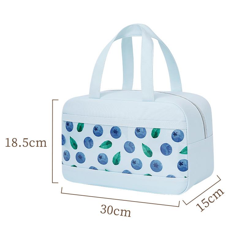 Portable Lunch Bag Woman Insulated Thermal Lunch Box Cooler Handbag Food Bag Carrier for Office School Travel Picnic 2025 Gift