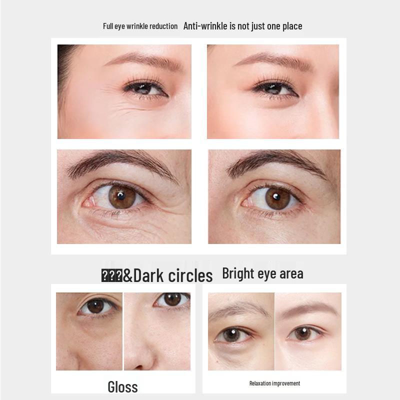 Ginseng Polypeptid Augencreme: Spendet Feuchtigkeit, strafft und festigt für eine glatte Augenpartie, reduziert feine Linien und Tränensäcke.