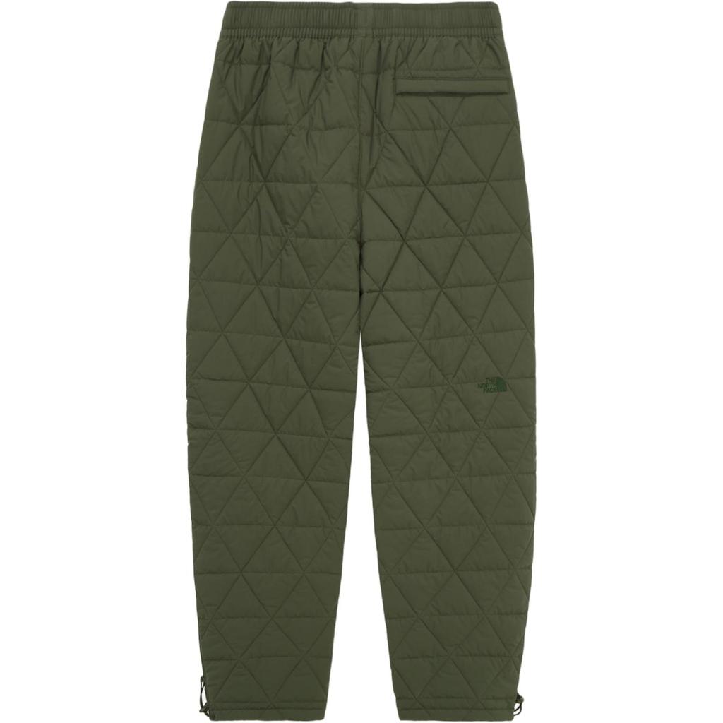 The North Face SS24 Eco Warm Technology Mid Waist Straight Leg Windproof Waterproof Thick Warm Cuffed Casual Pants Men Pants Dark-Green NP6NQ55B