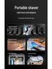New Portable Mini Electric Shaver with Magnetic Double Blade and Washable Digital Display.