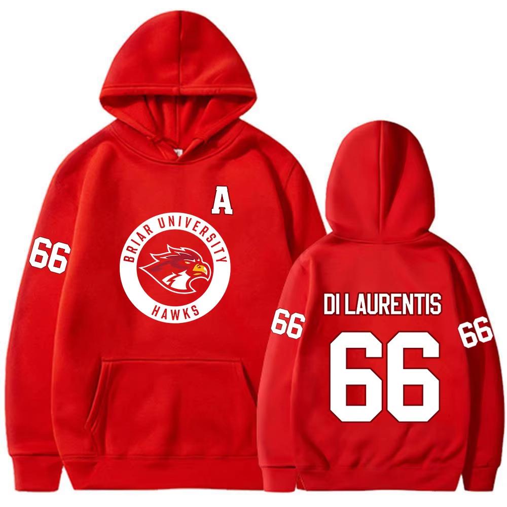 Off Campus TV Series Di Laurentis 66 Briar University Hockey Hoodies Men Women Casual Long Sleeves Oversized Unisex Harajuku High Quality