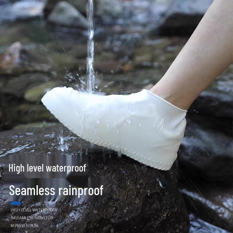 Latex Waterproof Silicone Shoe Covers – Mudproof, Sandproof, Rainproof Outdoor Travel Use