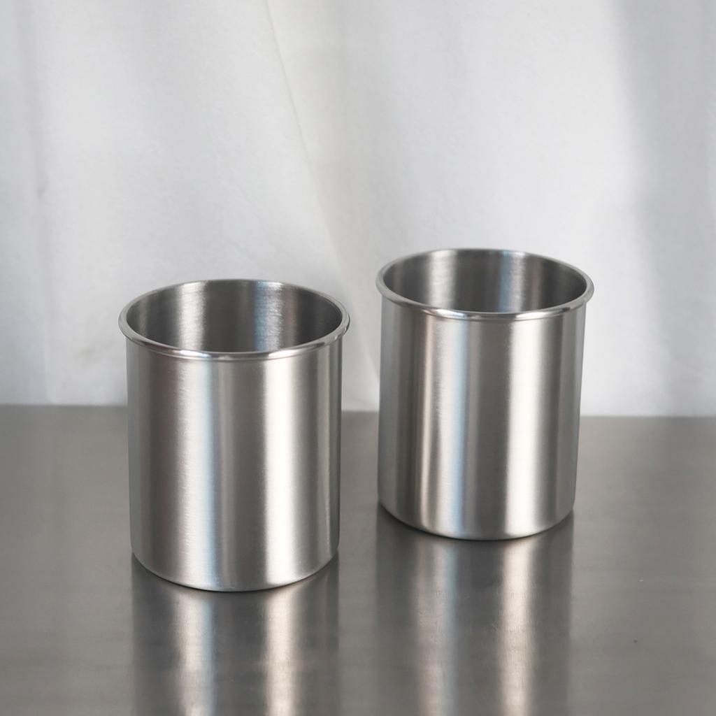 380Ml stainless steel cold drink cup, recyclable metal teacup single-layer large-capacity thickened tea cup anti-drop water cup