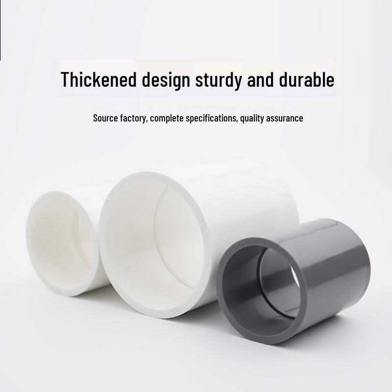 PVC tvarovky pro vodovodní potrubí: Spojky pro akvárium, Průtok vody nahoru/dolů, Průchozí, Velikosti 20-315