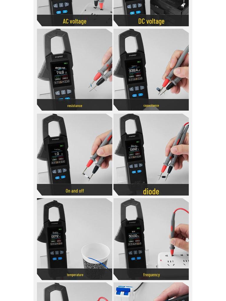 FNIRSI DMC-100 Intelligentes Präzisions-Zangenmultimeter