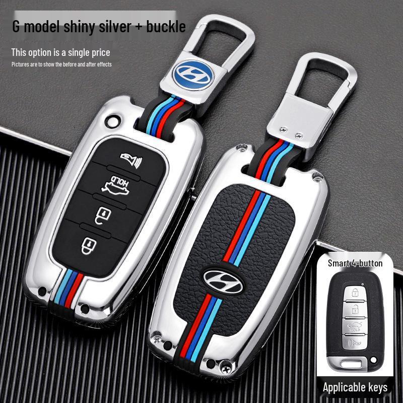 Hyundai Elantra IX35 Key Bag Cover for Sonata, Kia Sportage, K2, Forte Key Fob Shell
