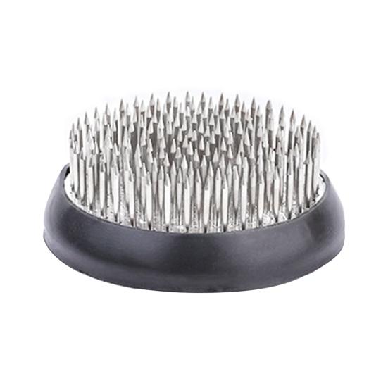 Round Ikebana Flower Frog Stainless Steel Ikebana Stand Floral Arrangement Base