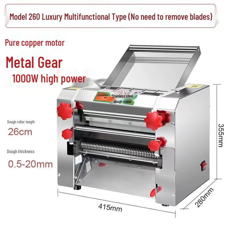 OLOEY Electric Stainless Steel Pasta Maker