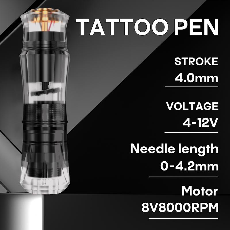 POSEIDON Tattoo-Kit V6 Tattoo-Nadeln Tattoo-Stift-Kit Für Permanent-Make-up Tattoo-Maschinen-Kit Heißes Kabelloses Tattoo-Netzteil