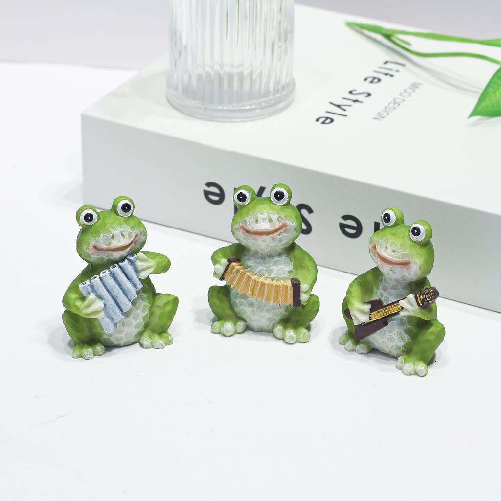 Band Kleiner Frosch Hof Garten Rasen Dekoration Zuhause Schreibtisch Tier Ornamente