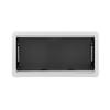 RV Push Out Window L1000 H500mm with Sunshade Curtain 75° Opening Angle Acrylic Glass Anti UV Alumin