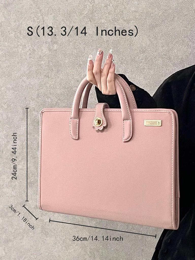 2025 Pink Laptop Protective Case & Handbag for Girls