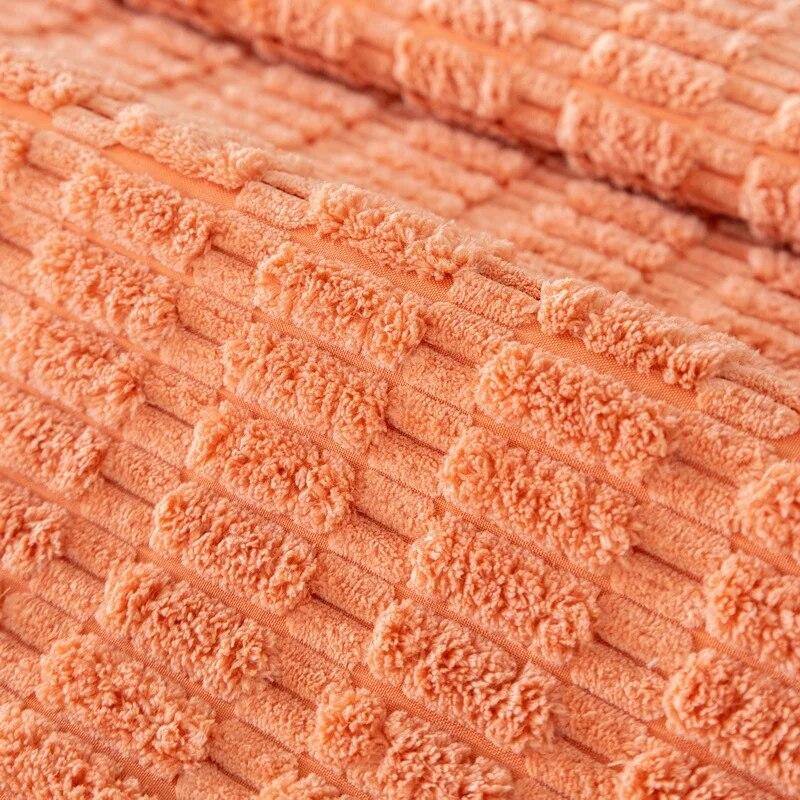 Plush Sofa Cushion Winter Thickened Warm Corduroy Living Room Sofa Cover Simple Non-Slip Universal Furniture Dust Cover Towel