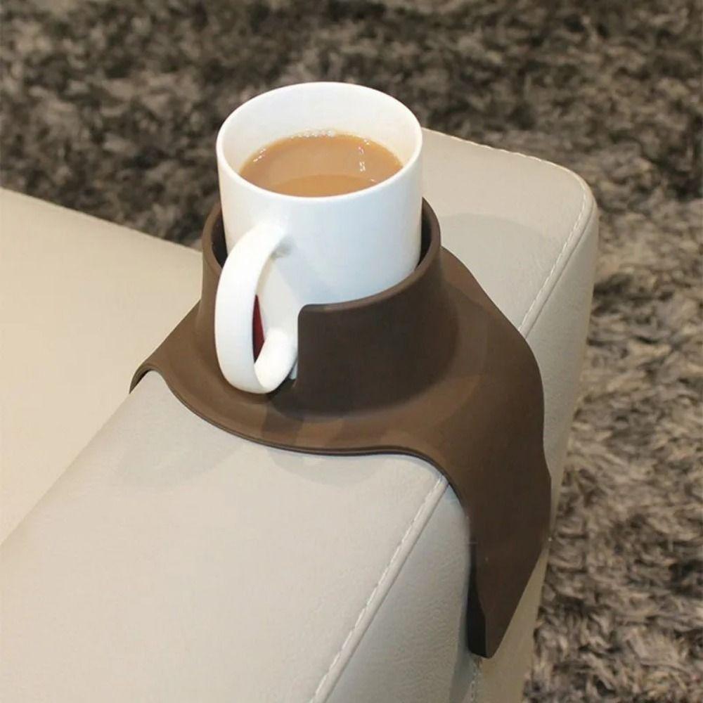 Silicone Couch Cup Holder Durable Drink Coaster Tray Easy To Use Couch Coaster  Car