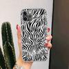Zebra Stripe Print Phone Case For Apple iPhone 17 Air 16 15 Plus 14 + 13 Mini 12 11 Pro Max 7 8 SE 16Max Soft Shell Cover Coque