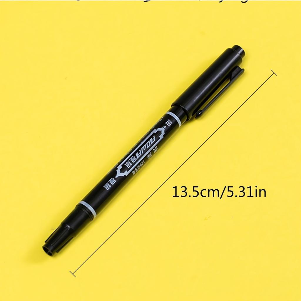 5 pieces, double-headed marker, back to school, school supplies, cute stationery, school colors, marker, stationery, writing pen