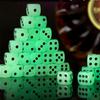 10Pcs Luminous-Dices Set Glow in The Dark Dices Set 14/16mm 6 Sided Dices Cubes