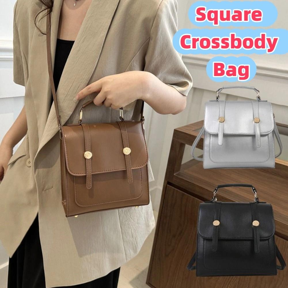 Minimalist College Style Ruckpack Retro Travel Backpack Casual Square Crossbody Bag Gift