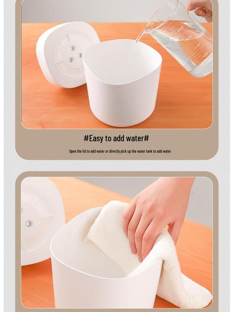 Multi-Function USB Humidifier & Aroma Diffuser with Air Purifier and Atmosphere Light for Home, Office, and Dorms.