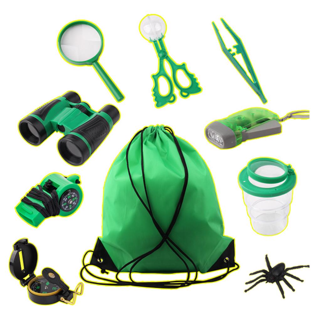 1 Set Explorating Toys Plastic Educational Safe Bag Whistles Tweezer for Pupils Children