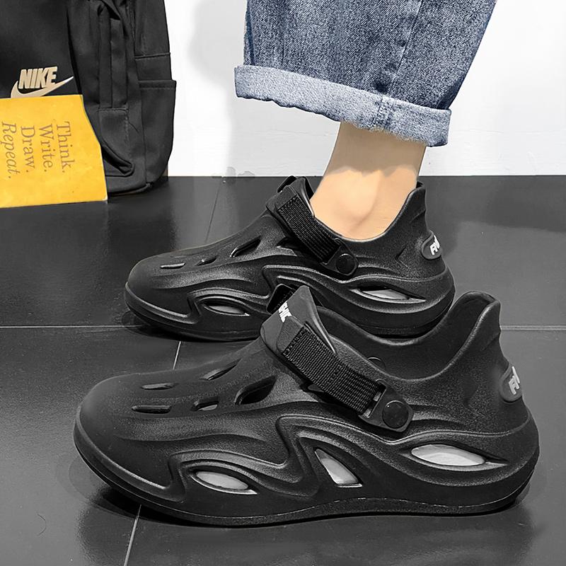 Flat Sandals Shoes for Men Men's Sandals Wear-resistant Ventilate Indoor and Outdoor Non-Slip Soft and Comfortable Unisex New