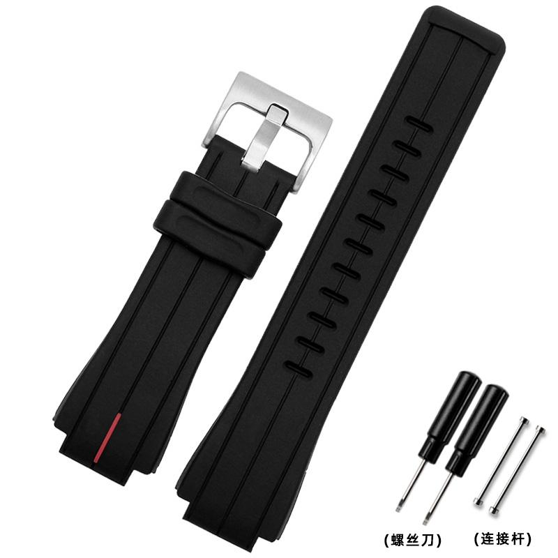 

Высококачественный резиновый ремешок для часов TIMEX серии T2N720 TW2T76300 T2N721 Мужской Черный Водонепроницаемый Силиконовый Спортивный Ремешок 24*16мм 24mm-16mm