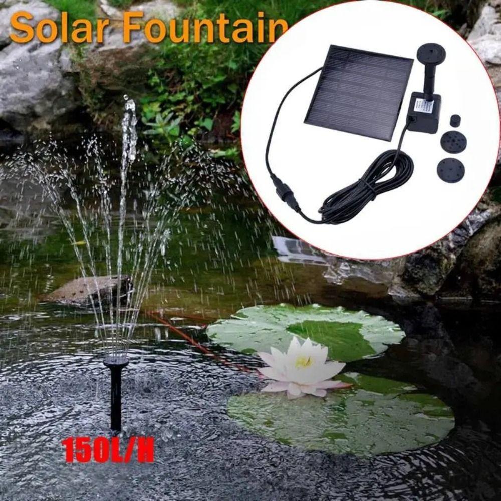 DC Brushless Solar Fountain Pump Mini Solar Water Fountain Solar Panel Water Pump  Outdoor