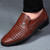 Men's Slip-On Shoes with Breathable Soft Bottom for Business and Casual Wear