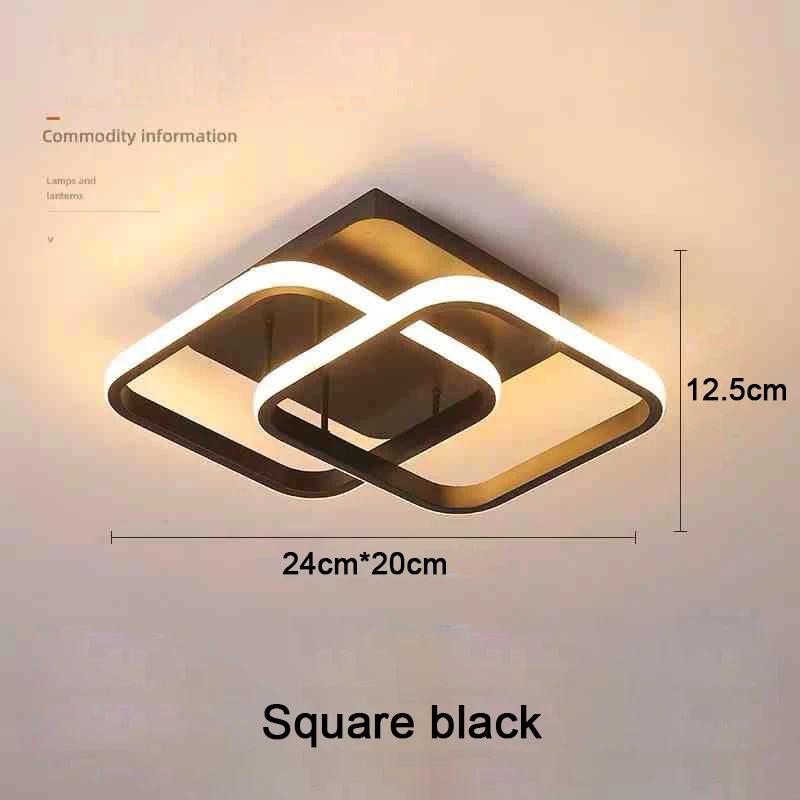 Modern LED Aisle Ceiling Lights Nodic Home Lighting Led Surface Mounted for Bedroom Living Room Corridor Light 3-color Lighting
