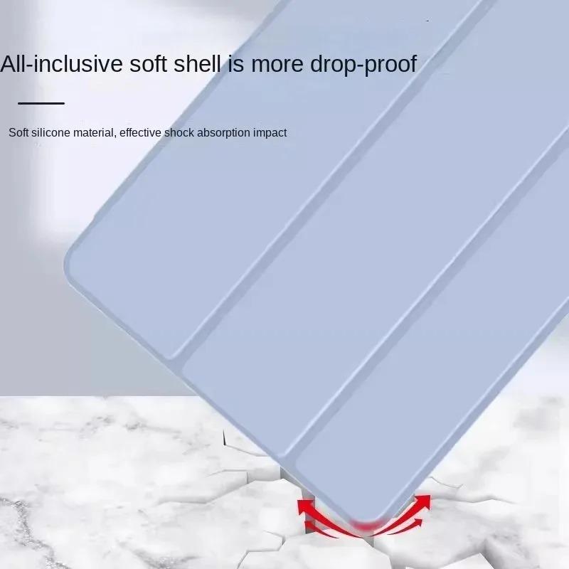 For Xiaoxin Pad Pro 13" GT13 Case TB376FC/TB378FC Idea Tab Pro Gen2 13in Magnetic Folding Stand Soft TPU Back Cover