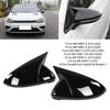 Pair of Rear Side Mirror Cover Caps Housing Addon Fit for MK7 MK7.5 R 20132020(Gloss Black )