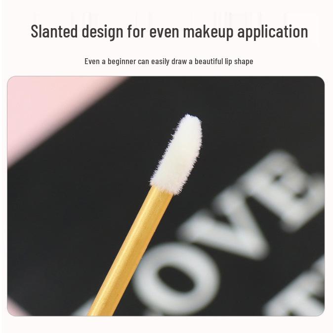 Portable Disposable Hollow Rod Lip Glaze Brush