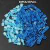 50Pcs Quick Splice Lock Wire Terminals Connectors Electrical Crimp Cable Snap