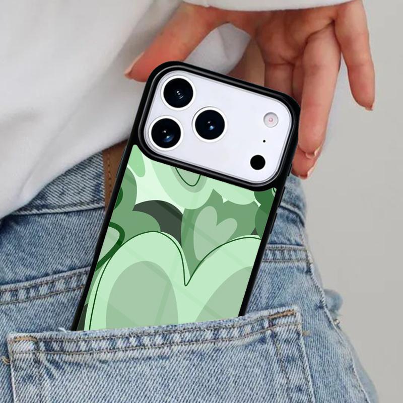green aesthetic Phone Case for iPhone 16e 15 14 13 12 17 Pro Max Plus Air 17pro Cover Coque