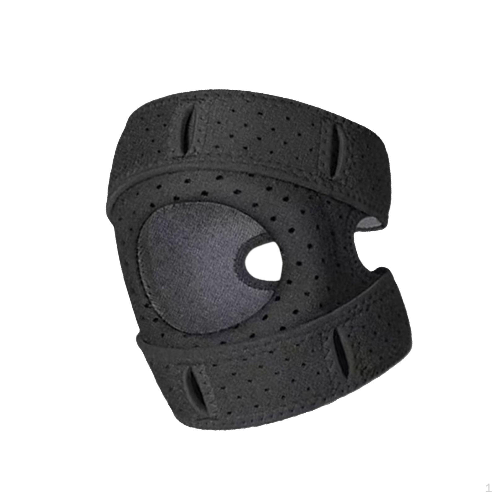 Knee Brace with for Gym And Outdoor Workouts чёрный