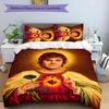 3pcs Evan Peters2 pattern bedding set duvet cover set includes duvet cover &pillowcases, perfect all season bedroom decoration & gift