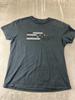 ALLSAINTS Graphic T-Shirt Crewneck T-Shirt Size S Made In Portugal Black Unisex T-Shirt