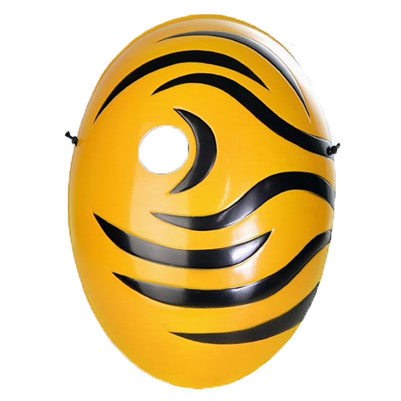 Japanese Anime Cosplay Tobi Obito Mask Halloween Party Masquerade Akatsuki Madara Uchiha Cosplay Latex Resin Mask For Men Women