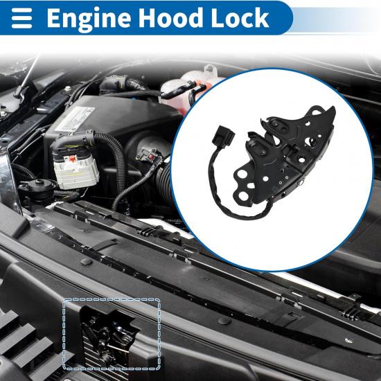 Hood Latch Assembly for Nissan Altima 2019-2023 Engine Hood Latch Lock Release No.656016CA1A 1 Pcs